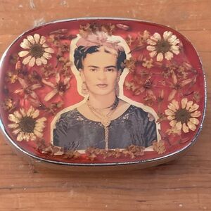 Frida Kahalo belt buckle.